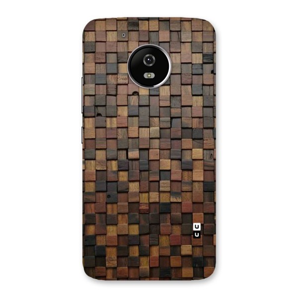 Blocks Of Wood Back Case for Moto G5