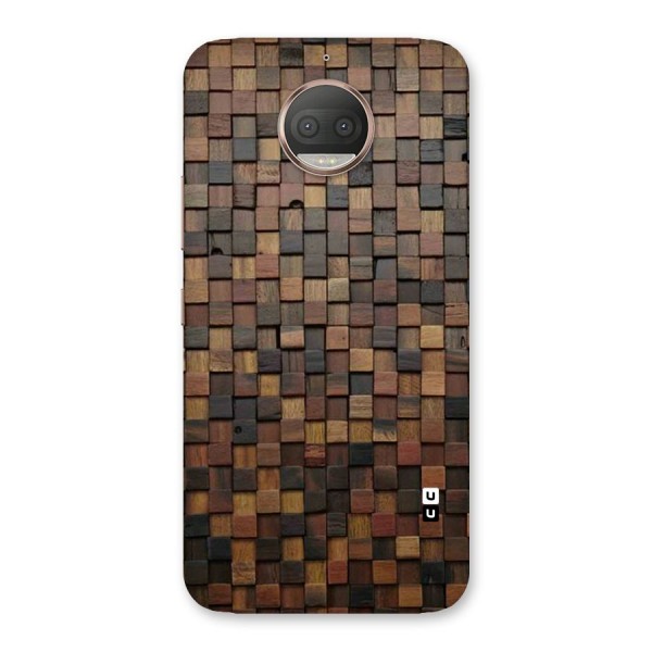 Blocks Of Wood Back Case for Moto G5s Plus