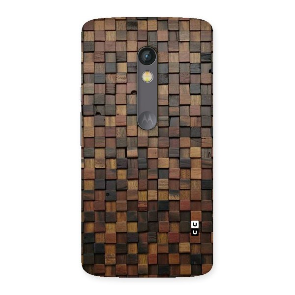Blocks Of Wood Back Case for Moto X Play