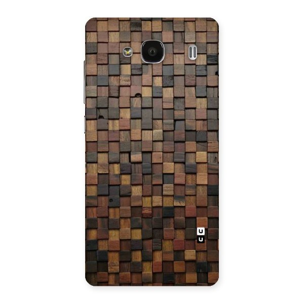Blocks Of Wood Back Case for Redmi 2s