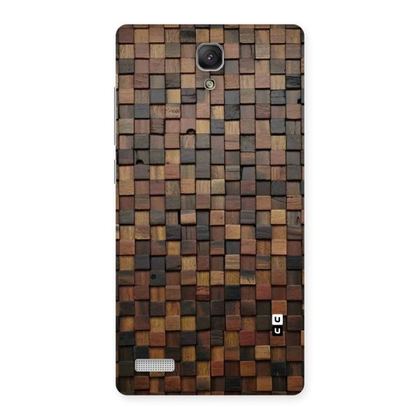 Blocks Of Wood Back Case for Redmi Note