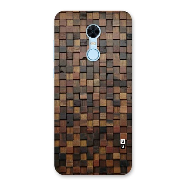 Blocks Of Wood Back Case for Redmi Note 5