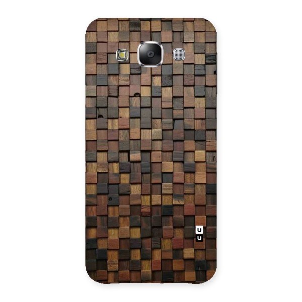 Blocks Of Wood Back Case for Samsung Galaxy E5