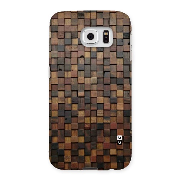 Blocks Of Wood Back Case for Samsung Galaxy S6