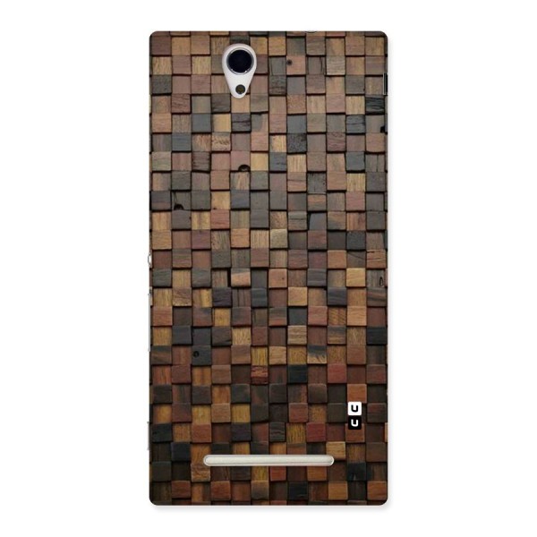 Blocks Of Wood Back Case for Sony Xperia C3