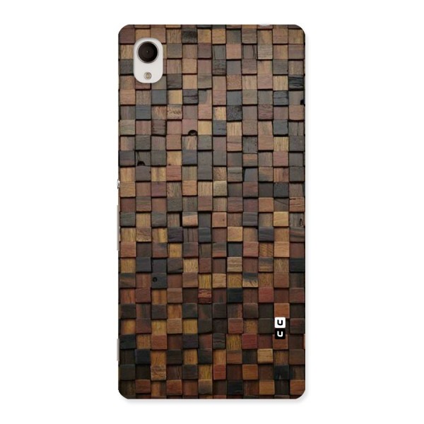 Blocks Of Wood Back Case for Sony Xperia M4
