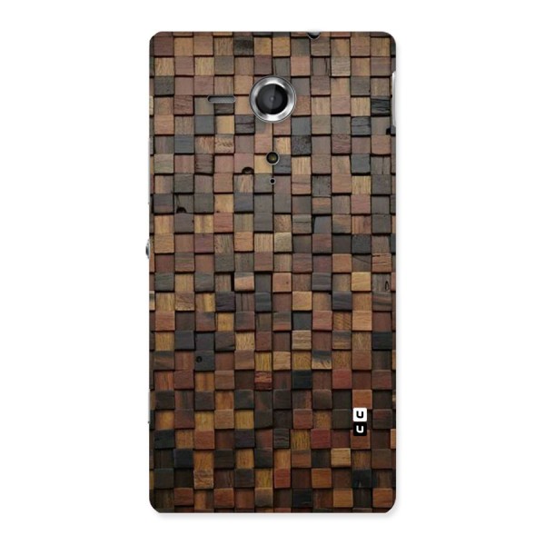 Blocks Of Wood Back Case for Sony Xperia SP