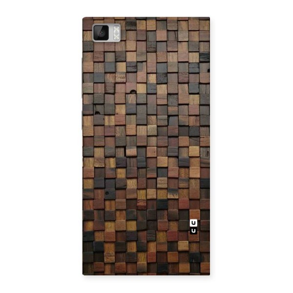 Blocks Of Wood Back Case for Xiaomi Mi3