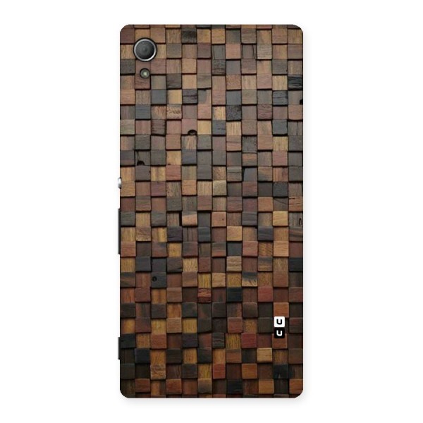 Blocks Of Wood Back Case for Xperia Z3 Plus