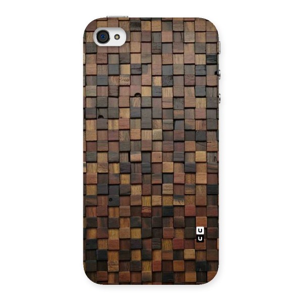 Blocks Of Wood Back Case for iPhone 4 4s