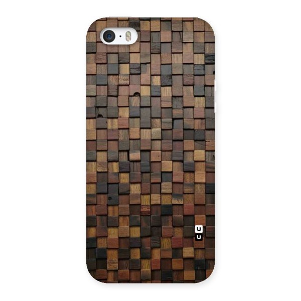 Blocks Of Wood Back Case for iPhone SE