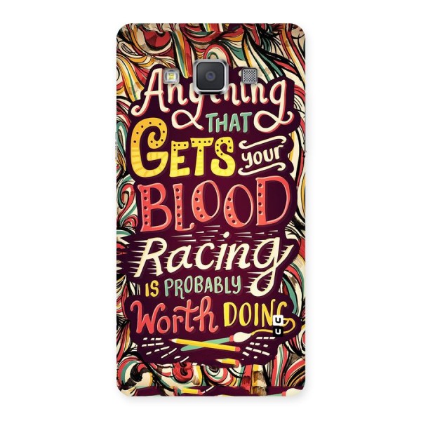 Blood Racing Back Case for Galaxy Grand 3