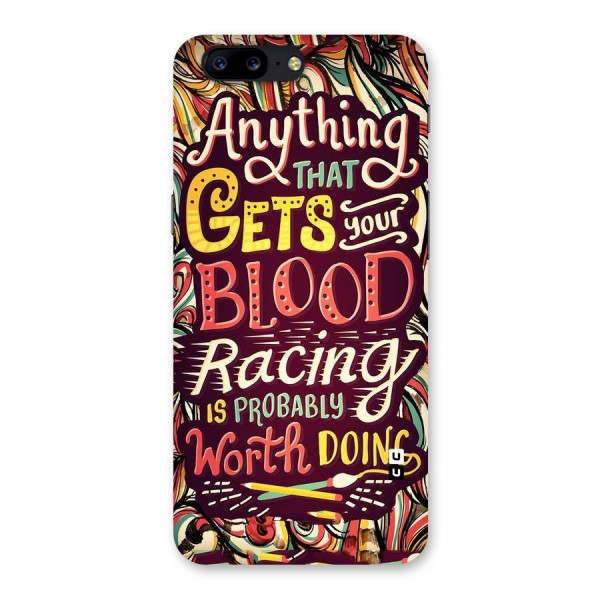 Blood Racing Back Case for OnePlus 5