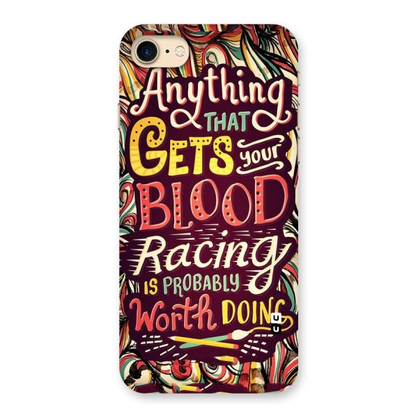 Blood Racing Back Case for iPhone 7