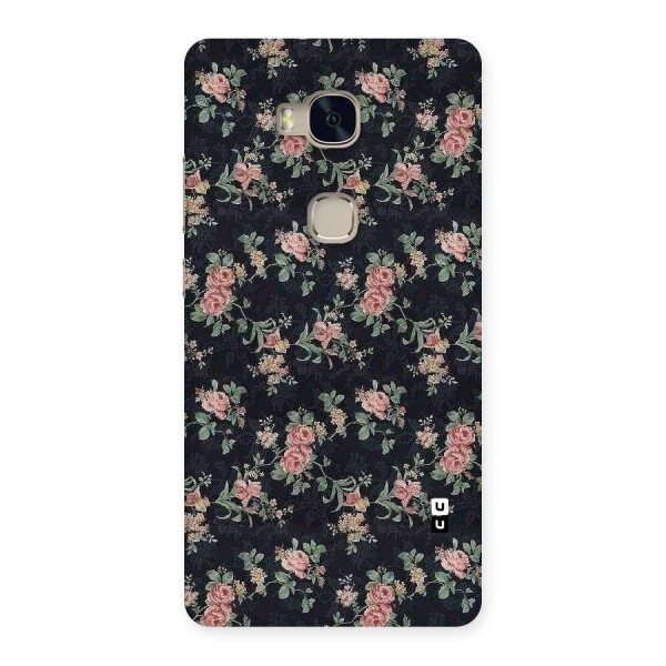 Bloom Black Back Case for Huawei Honor 5X