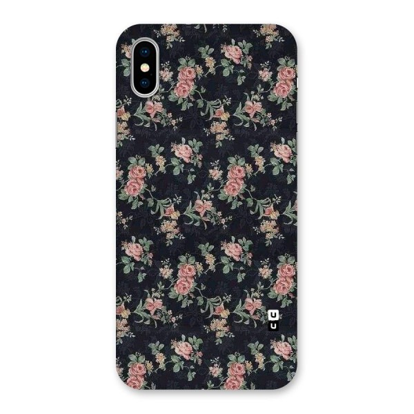 Bloom Black Back Case for iPhone X