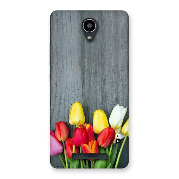 Bloom Grey Back Case for Redmi Note 2