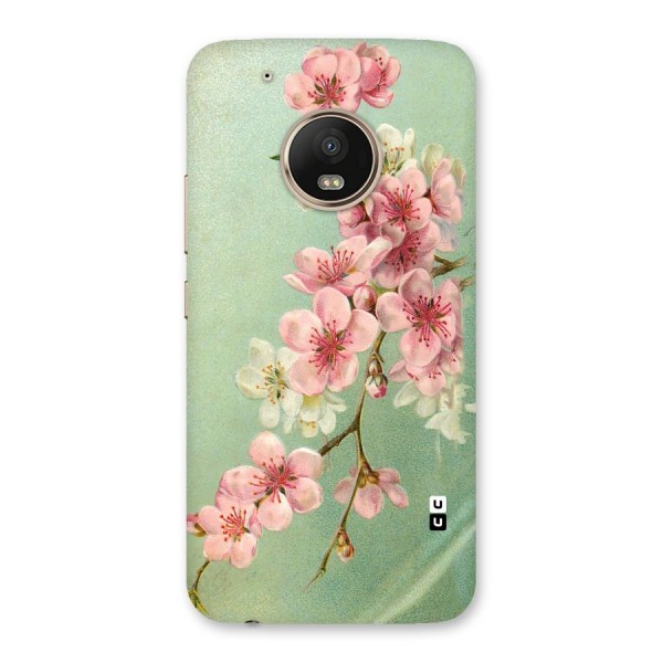 Blossom Cherry Design Back Case for Moto G5 Plus