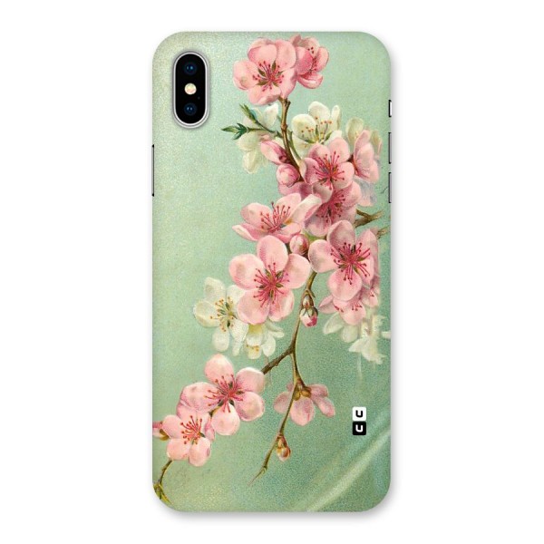 Blossom Cherry Design Back Case for iPhone X
