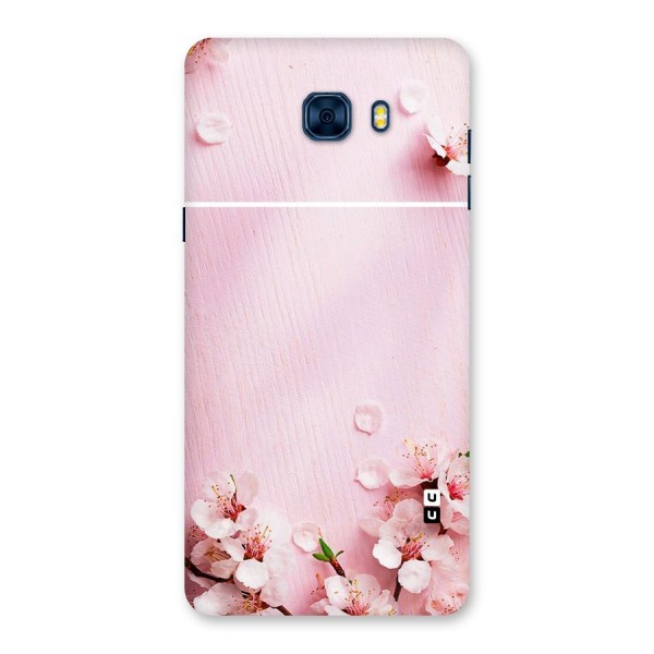 Blossom Frame Pink Back Case for Galaxy C7 Pro