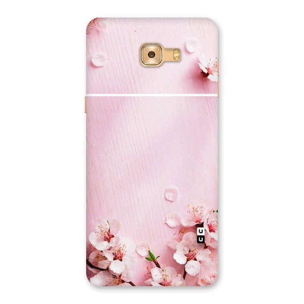Blossom Frame Pink Back Case for Galaxy C9 Pro