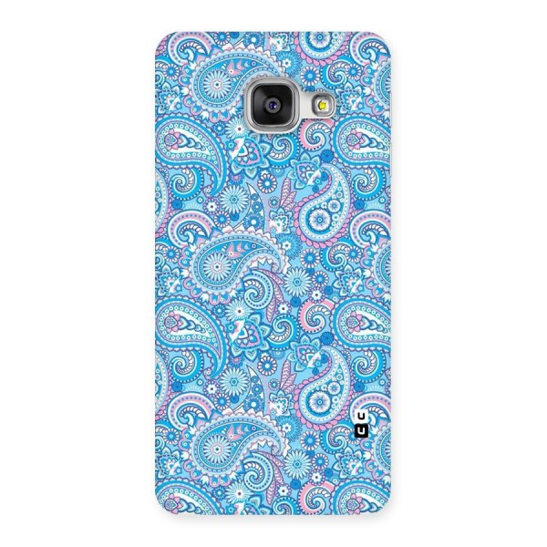 Blue Block Pattern Back Case for Galaxy A3 2016