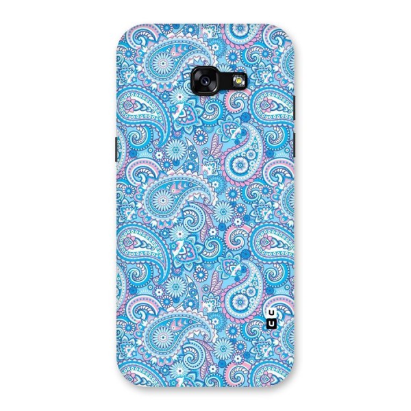 Blue Block Pattern Back Case for Galaxy A5 2017