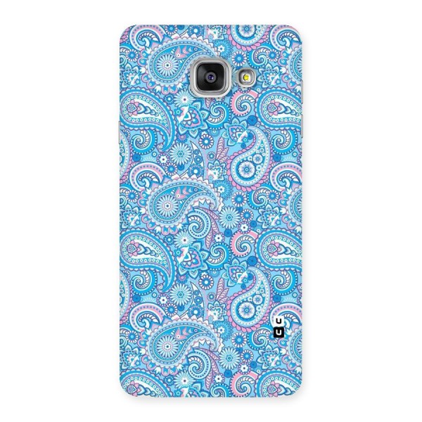 Blue Block Pattern Back Case for Galaxy A7 2016