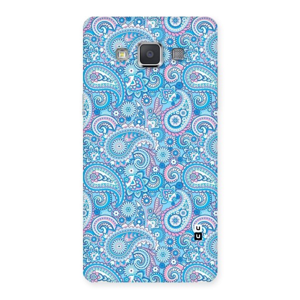 Blue Block Pattern Back Case for Galaxy Grand 3