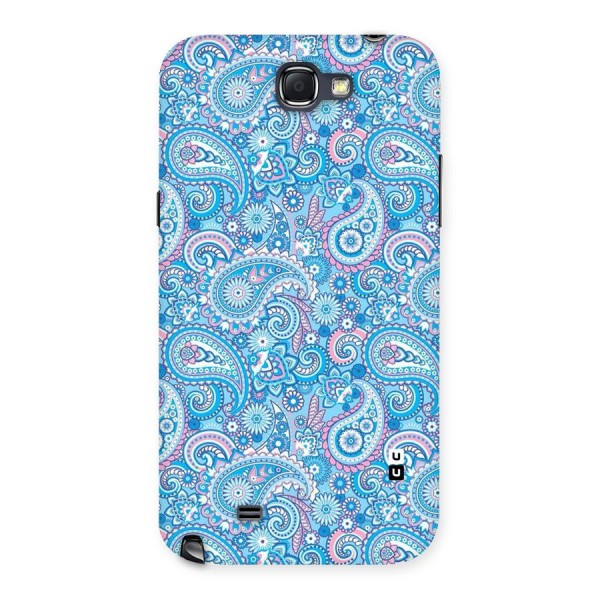 Blue Block Pattern Back Case for Galaxy Note 2