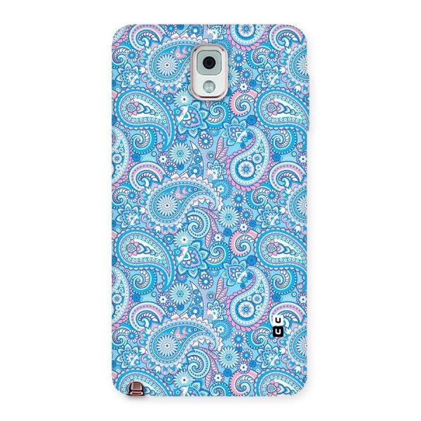 Blue Block Pattern Back Case for Galaxy Note 3