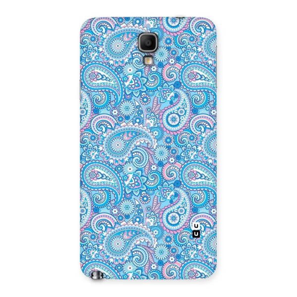 Blue Block Pattern Back Case for Galaxy Note 3 Neo