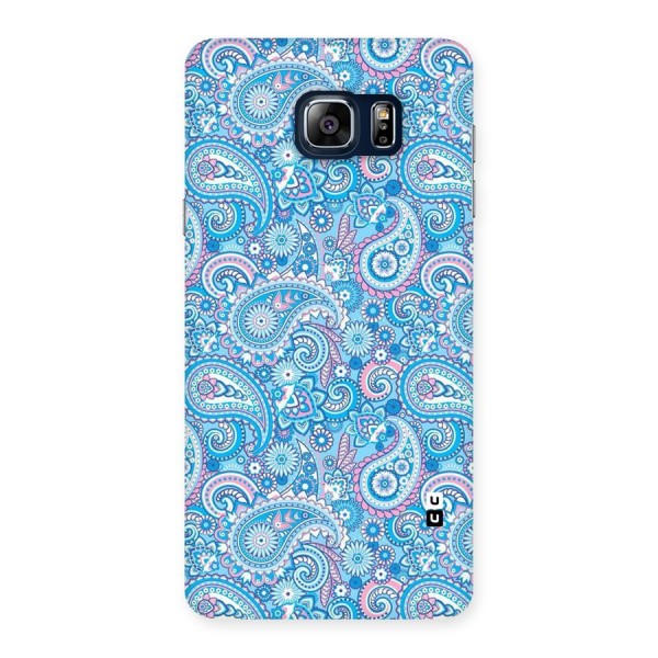 Blue Block Pattern Back Case for Galaxy Note 5