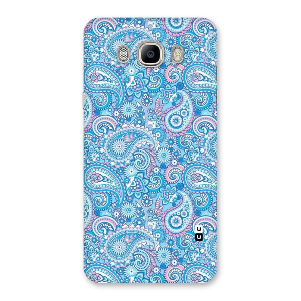 Blue Block Pattern Back Case for Galaxy On8