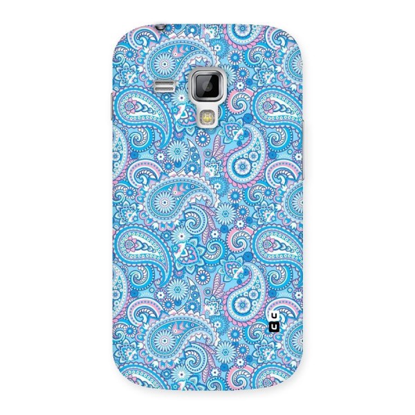 Blue Block Pattern Back Case for Galaxy S Duos