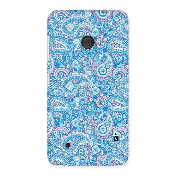 Blue Block Pattern Back Case for Lumia 530