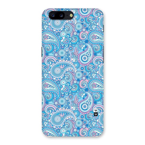 Blue Block Pattern Back Case for OnePlus 5