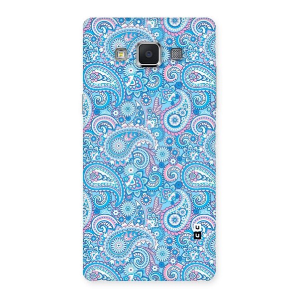 Blue Block Pattern Back Case for Samsung Galaxy A5