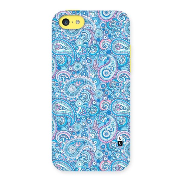 Blue Block Pattern Back Case for iPhone 5C