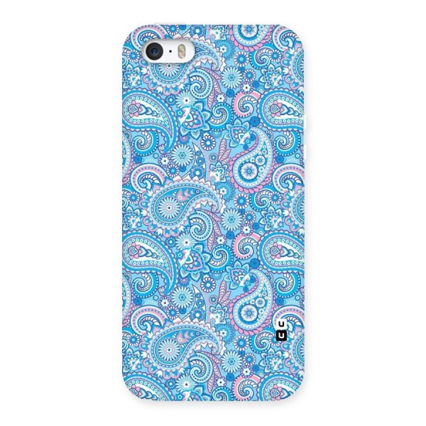 Blue Block Pattern Back Case for iPhone 5 5S