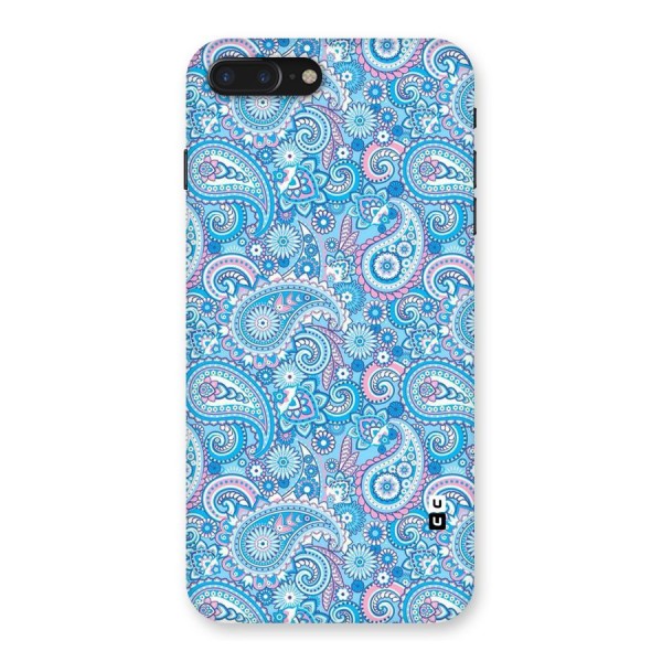 Blue Block Pattern Back Case for iPhone 7 Plus