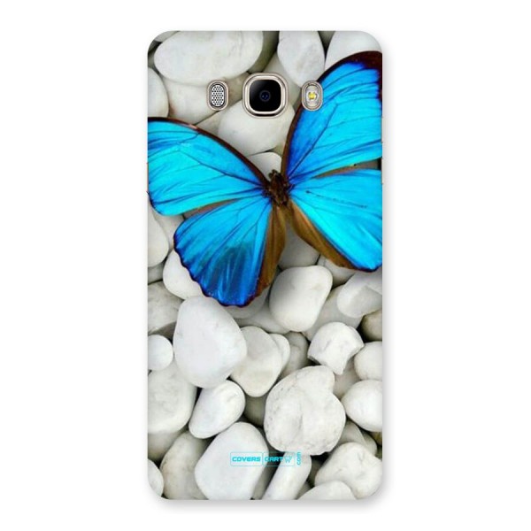Blue Butterfly Back Case for Samsung Galaxy J7 2016