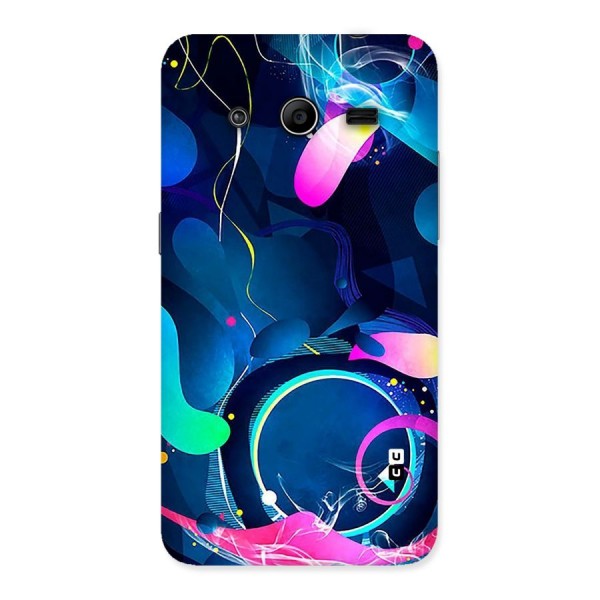 Blue Circle Flow Back Case for Galaxy Core 2