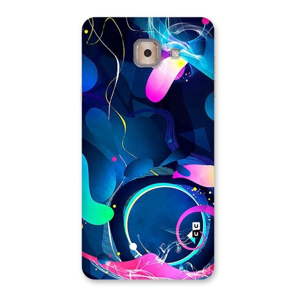 Blue Circle Flow Back Case for Galaxy J7 Max