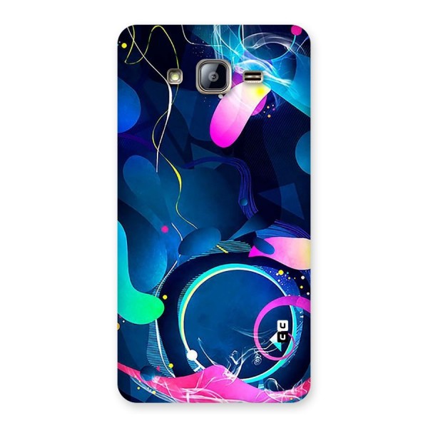Blue Circle Flow Back Case for Galaxy On5