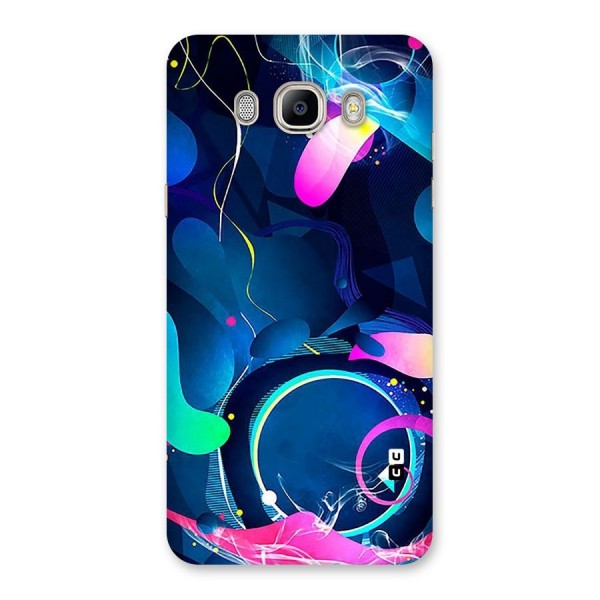 Blue Circle Flow Back Case for Galaxy On8