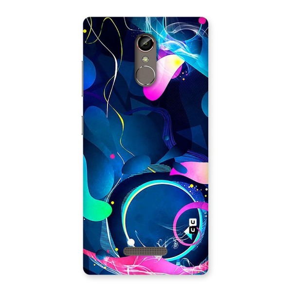 Blue Circle Flow Back Case for Gionee S6s