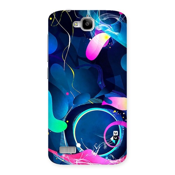 Blue Circle Flow Back Case for Honor Holly