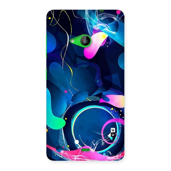 Blue Circle Flow Back Case for Lumia 535
