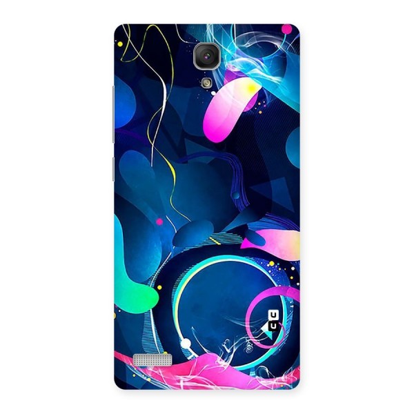 Blue Circle Flow Back Case for Redmi Note